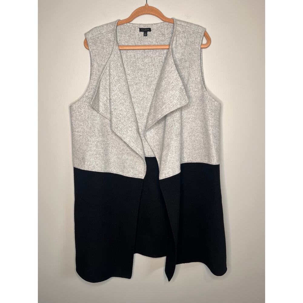 Talbots Capsule Color Block Minimalist Thick Wool… - image 1